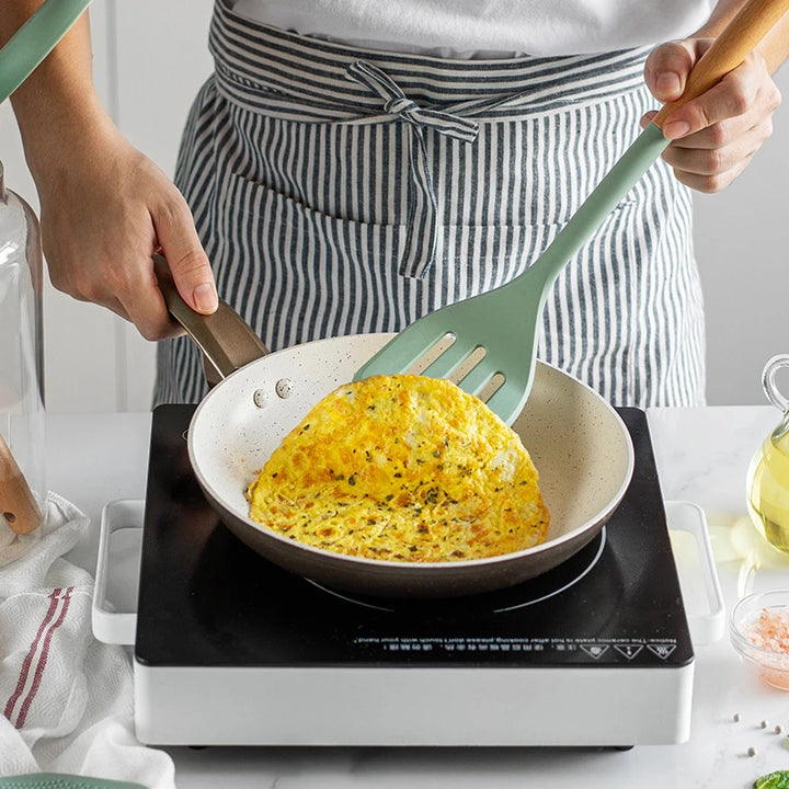 High-Temperature Silicone Cooking Spatula