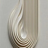 Abstract 3D Relief Beige Geometric Canvas Print – Wabi-Sabi Style