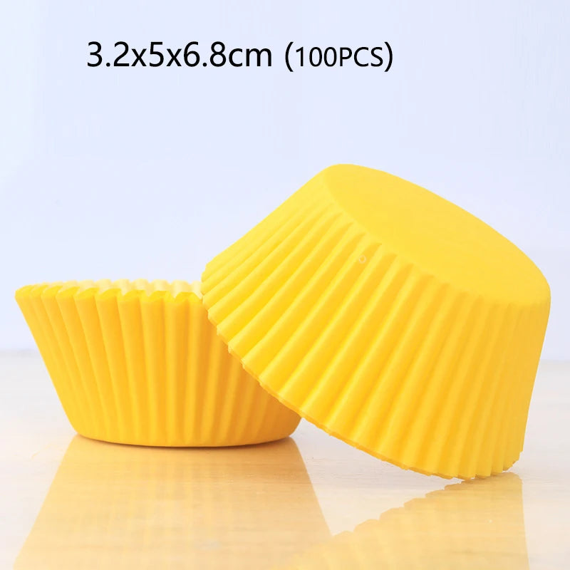 100/1000pcs Cake Paper Cups Mini Cupcake Cups Cake Cupcake Liner Baking Muffin Box Cup Case Tray Cake Molds Kitchen Pastry Tools