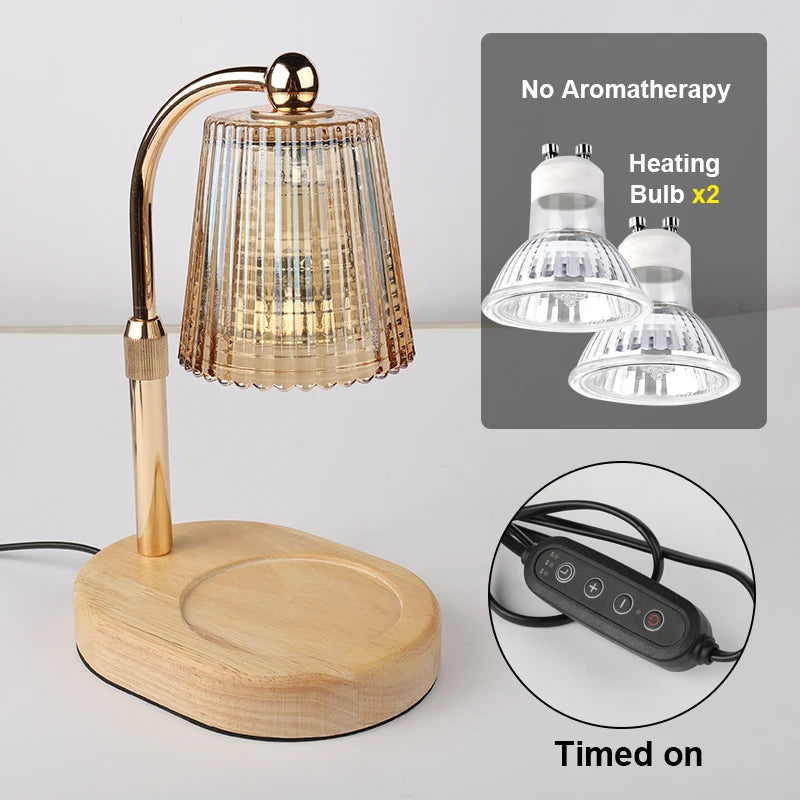 Dimmable Candle Warmer Lamp with Timer – 50W