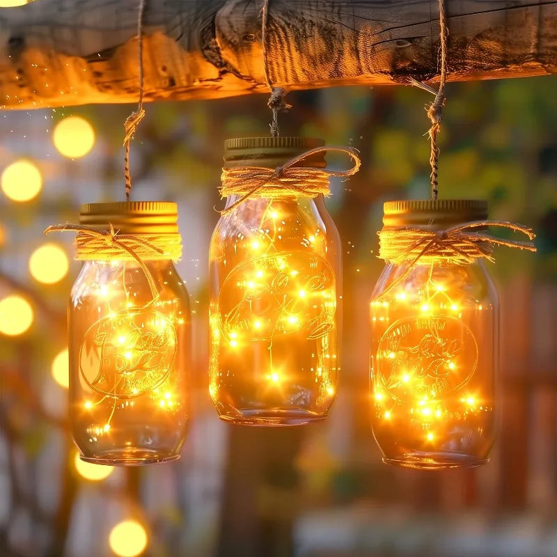 Battery-Operated Fairy String Lights – Waterproof Silver Wire