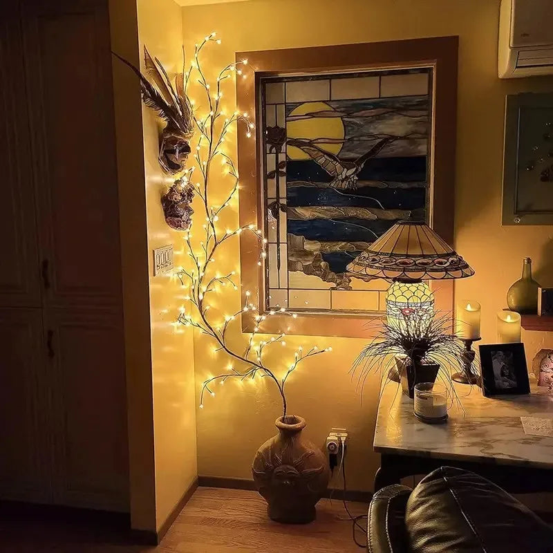 144 LED USB Willow Vine Branch Wall Light – Warm White