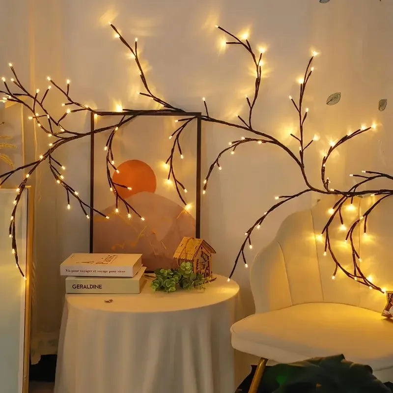 144 LED USB Willow Vine Branch Wall Light – Warm White