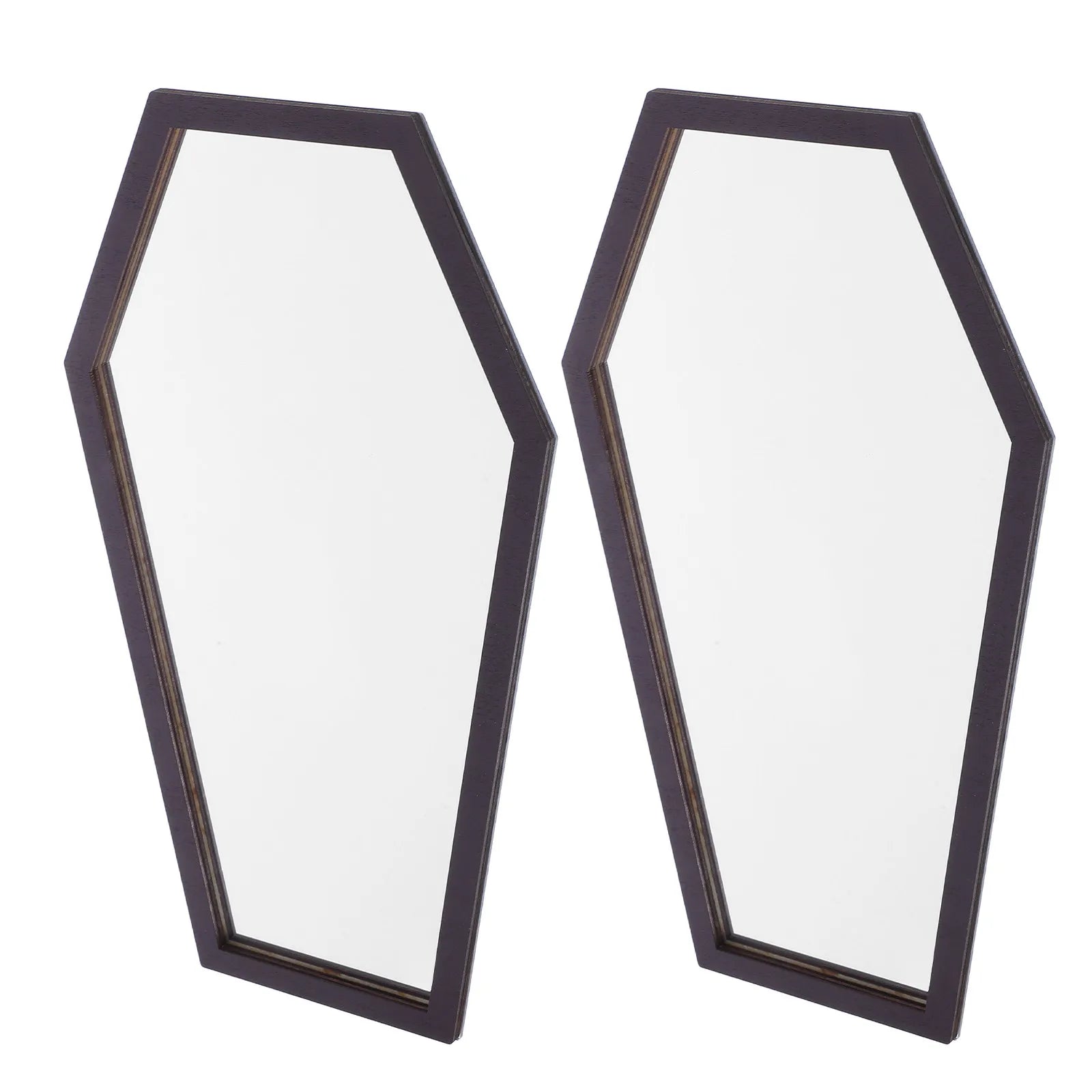 Gothic Coffin Mirror Wall Stickers – Set of 2