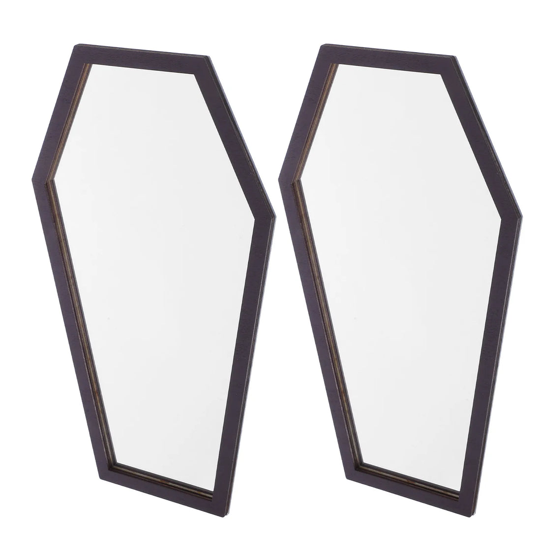 Gothic Coffin Mirror Wall Stickers – Set of 2