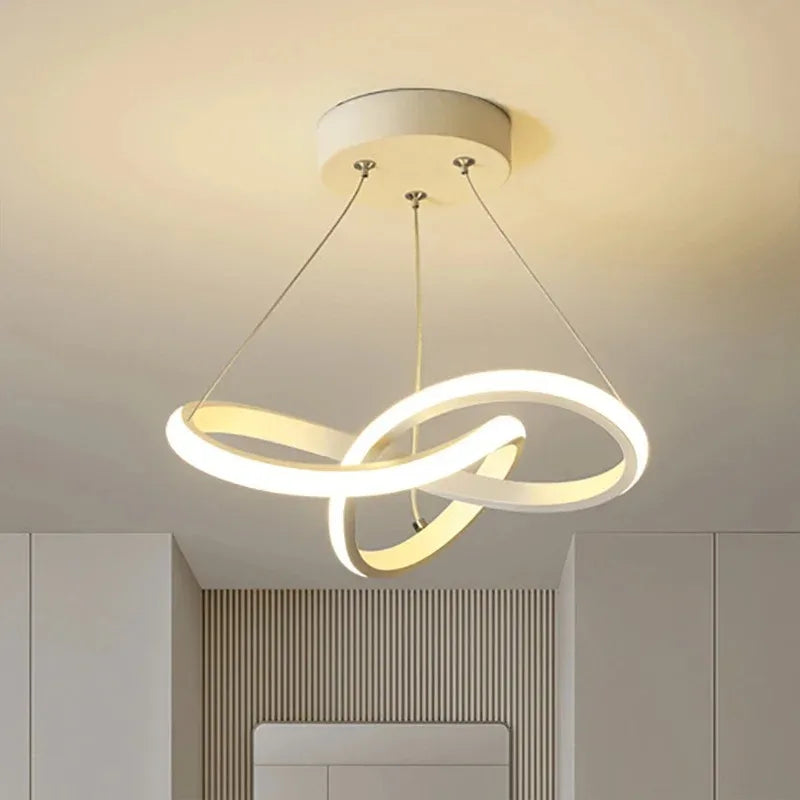 Modern LED Pendant Light – Irregular Streamlined Design