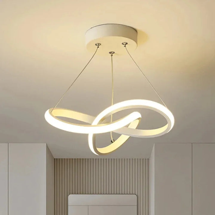 Modern LED Pendant Light – Irregular Streamlined Design